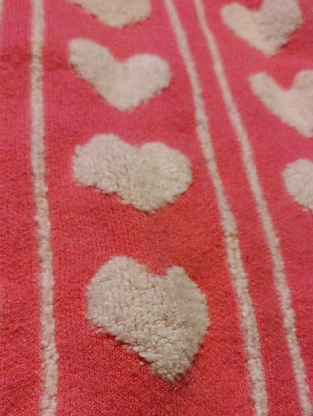 Andy & Evan Kids Pink Sweater with Cream Heart Pattern - Picture 6 of 7